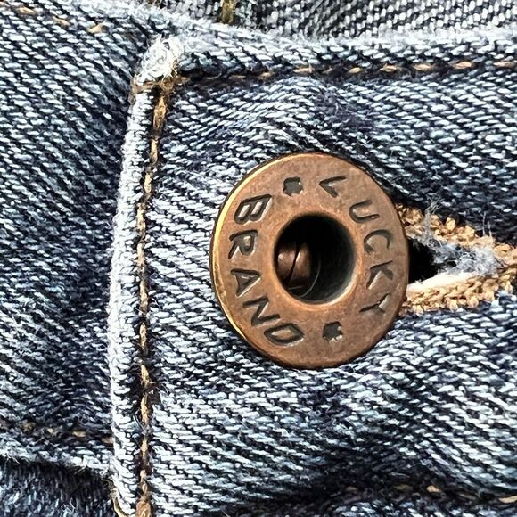 Lucky Brand Mens Size 38x32 Blue Denim 121 Heritage Slim Medium Wash Jeans - Picture 14 of 16